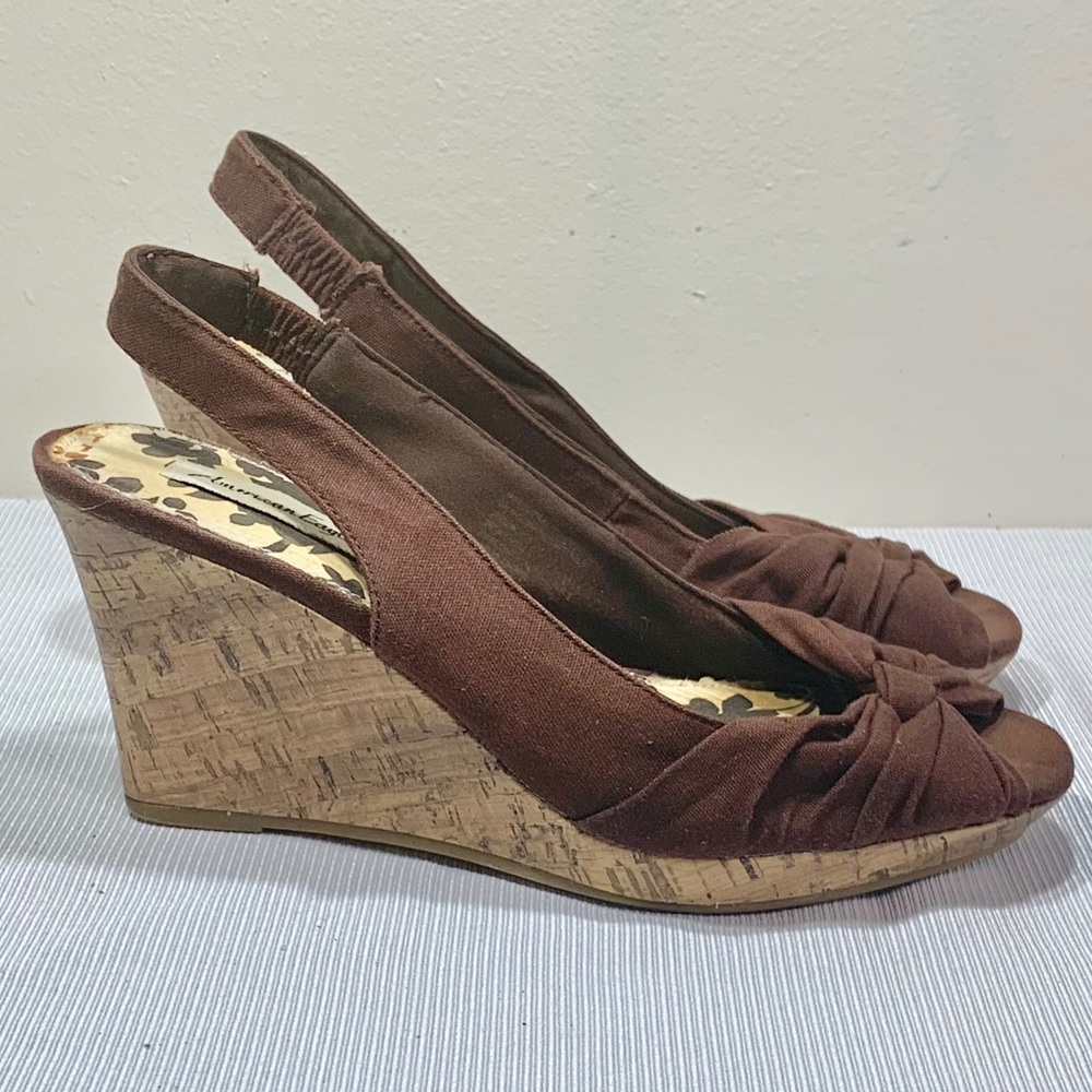 American Eagle Brown Wedge Sandals